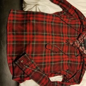Plaid long sleeve